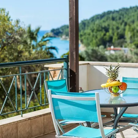 Melita's Sea View 빌라 Skála Foúrkas